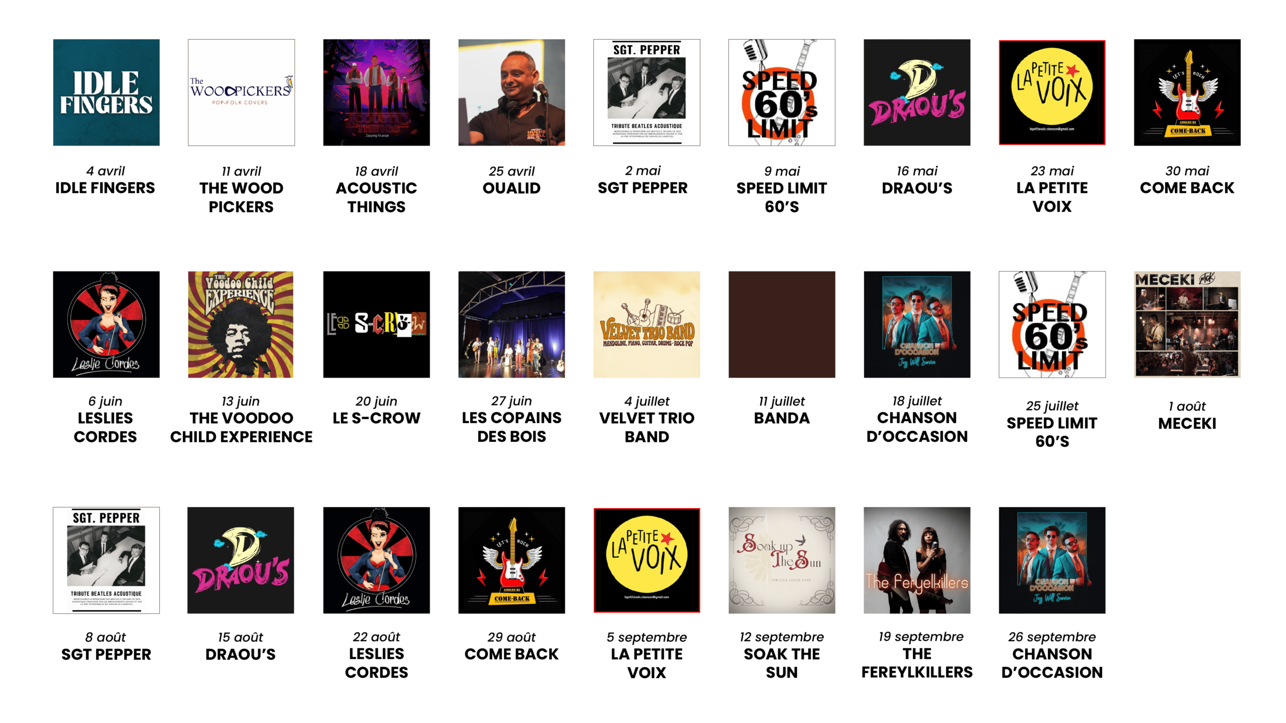 programamtion musicale 2026